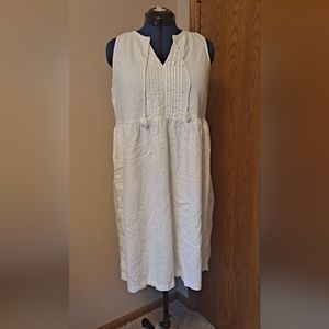 White Linen Dress - Worn Once